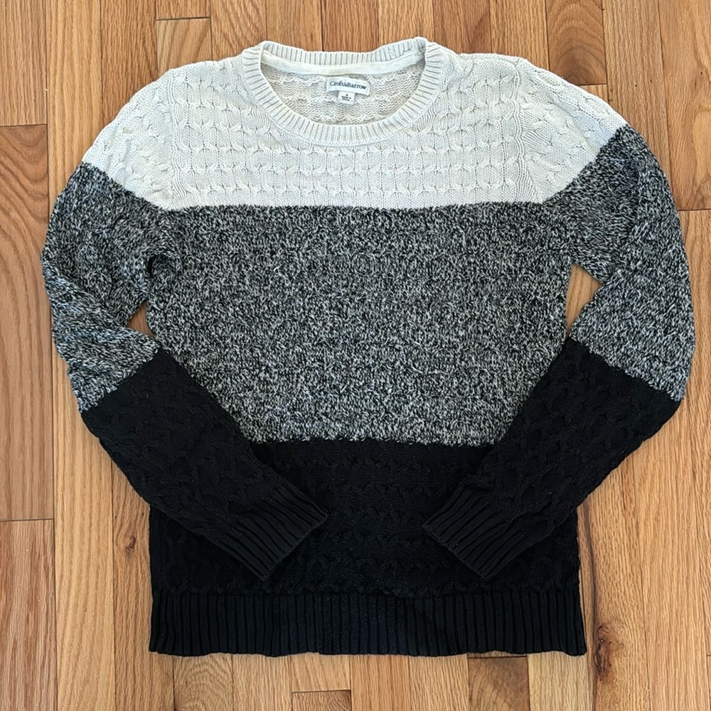 Croft&Barrow color block sweater